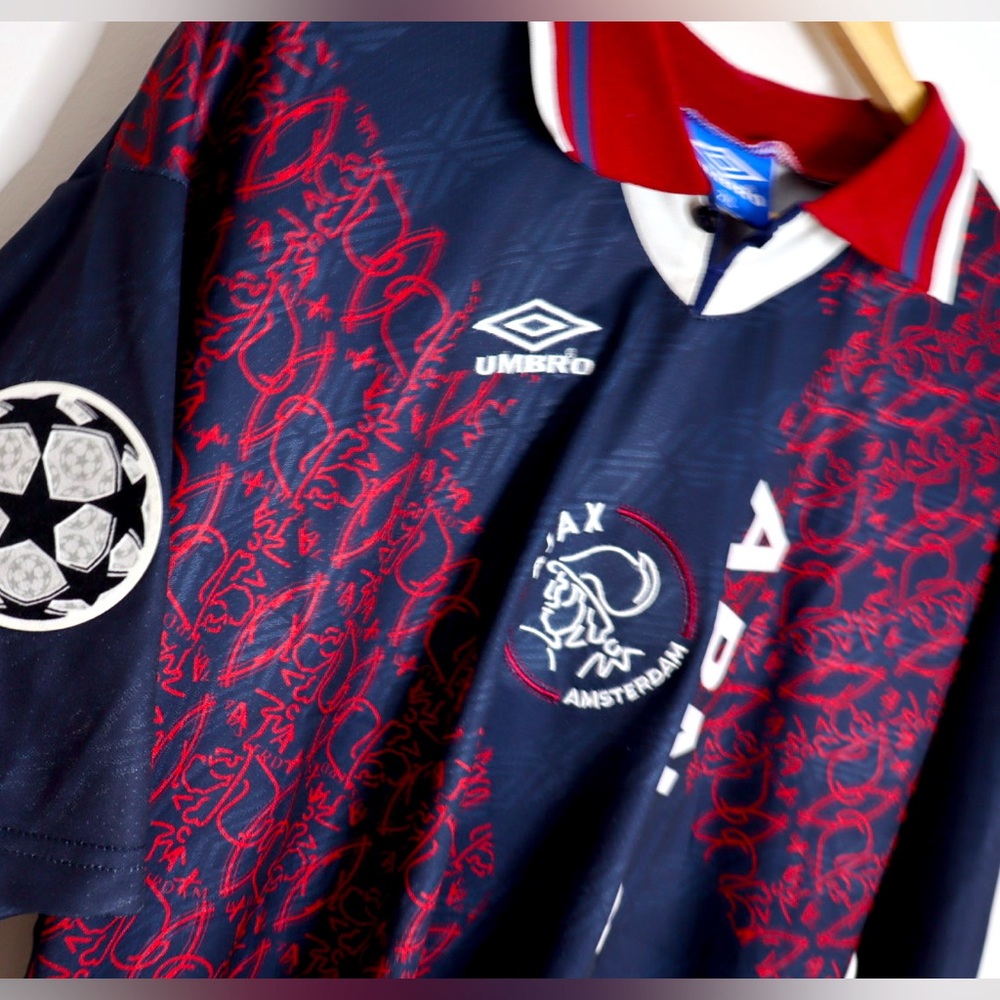 RETRO AJAX 1996 PATRICK KLUIVERT #15 JERSEY